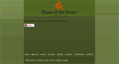 Desktop Screenshot of flameoftheforest.in