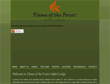 Tablet Screenshot of flameoftheforest.in