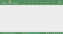 Desktop Screenshot of flameoftheforest.org
