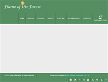 Tablet Screenshot of flameoftheforest.org