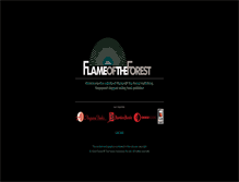 Tablet Screenshot of flameoftheforest.com